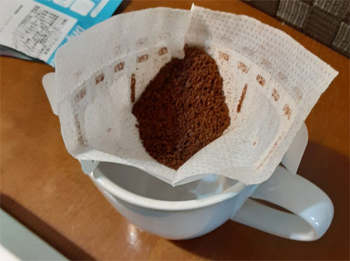 ドリップタイプのカフェインレスコーヒー