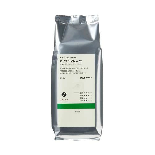 無印良品のカフェインレスコーヒーオーガニックタイプ