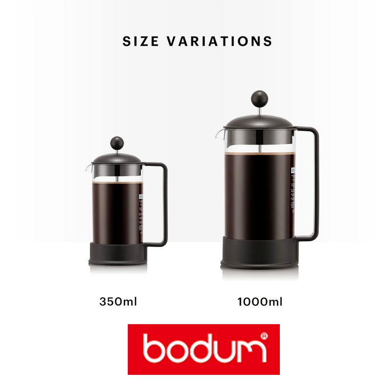 ボダム（BODUM）のフレンチプレス（French Press）容量500mlと1000mlのエルサイズ