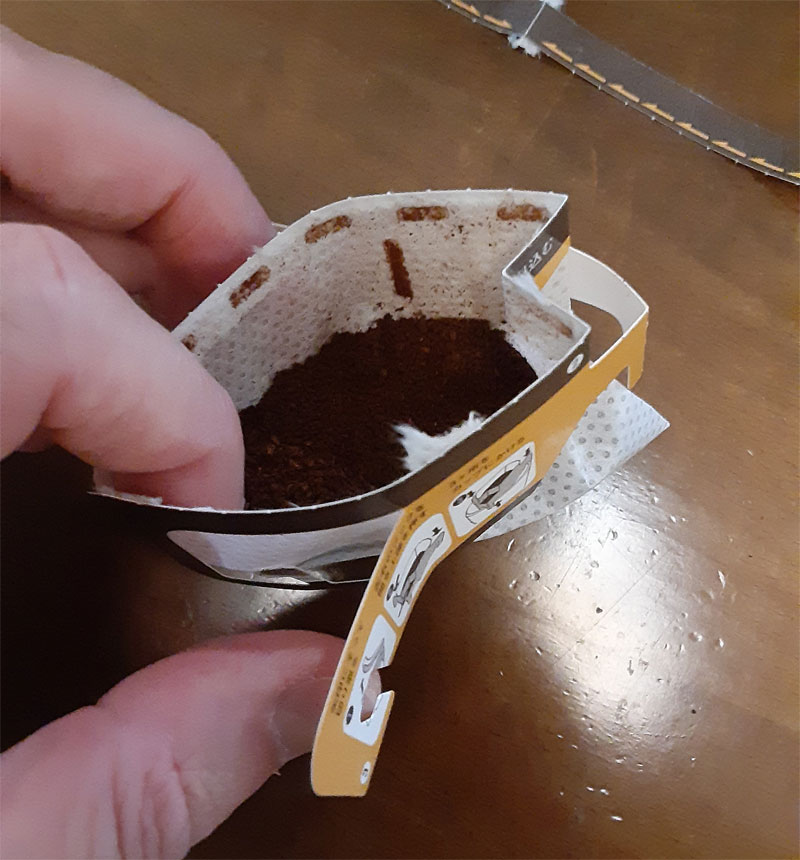 ドリップコーヒーを淹れる準備