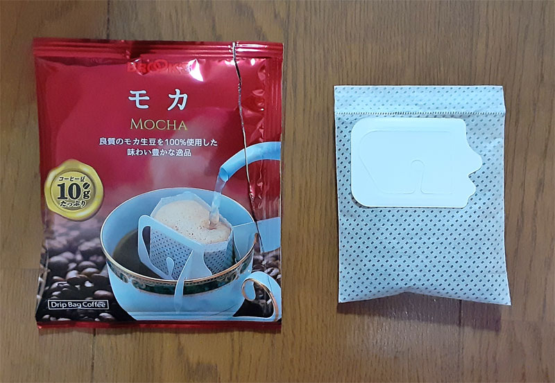 BROOKS(ブルックス)ドリップコーヒーは粉1杯分を真空パックで1袋づつ包装