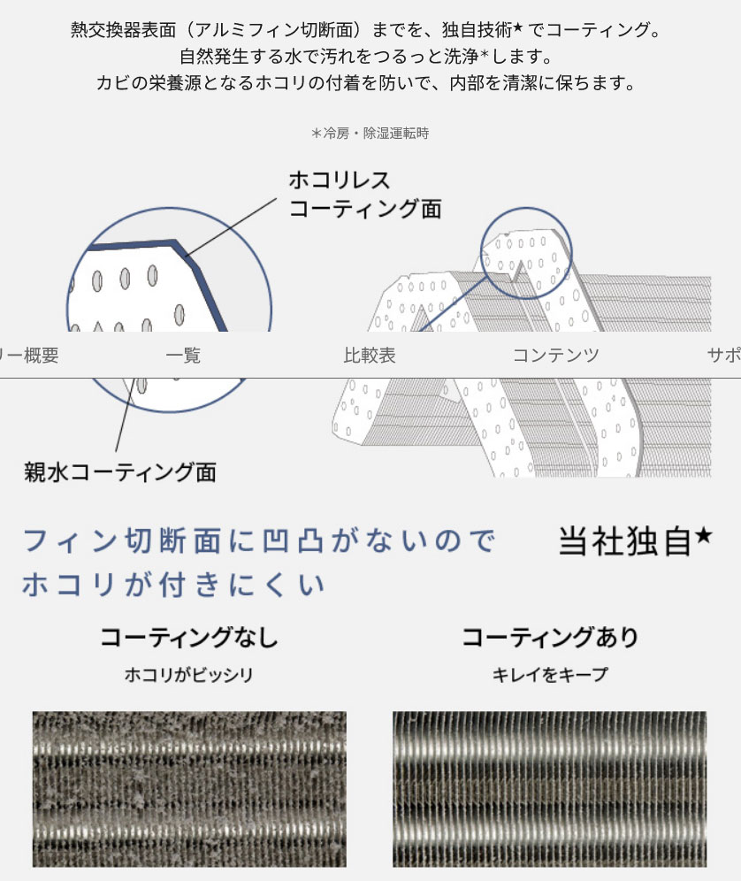 パナソニックのエアコンホコリレスコーティングの仕組みについて